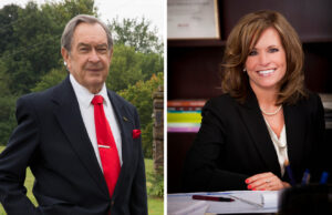 Jim Parsons has filed suit against the Bentonville School District after Superintendent Debbie Jones removed one of Parsons' signs.