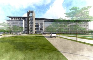 Another look at the new Bank of the Ozarks headquarters in west Little Rock.