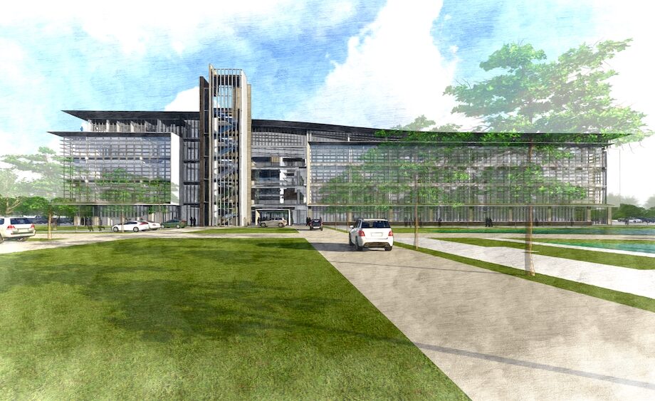 Another look at the new Bank of the Ozarks headquarters in west Little Rock.