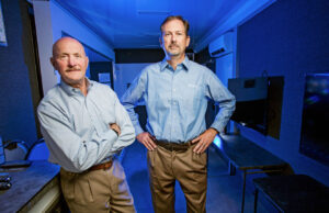 Phil Goad, left, and John Kind are key figures at the Center for Toxicology & Environmental Health in North Little Rock.