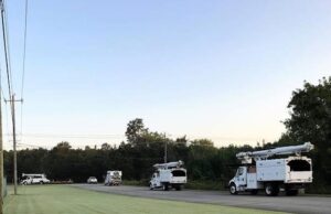 Linemen for the&nbsp;Electric Cooperatives of Arkansas head east to help areas affected by Hurricane Irma.