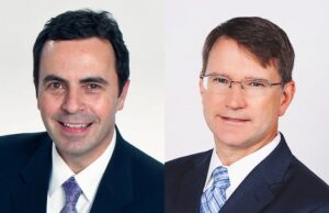 HoganTaylor CEO Randy Nail, left, and&nbsp;JPMS Cox managing partner Gary Cooper