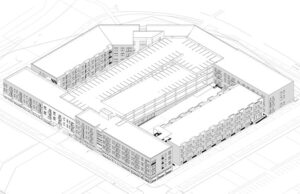 Artist renderings of a 15-acre, $100 million mixed-use development planned by Hunt Ventures and&nbsp;Urban5 Development&nbsp;in Pinnacle Hills in Rogers.
