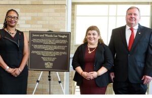 Cherisse Jones-Branch, Argelia Lorence and John D. Hall are the first three holders of the Vaughn Endowed Professorships at A-State.