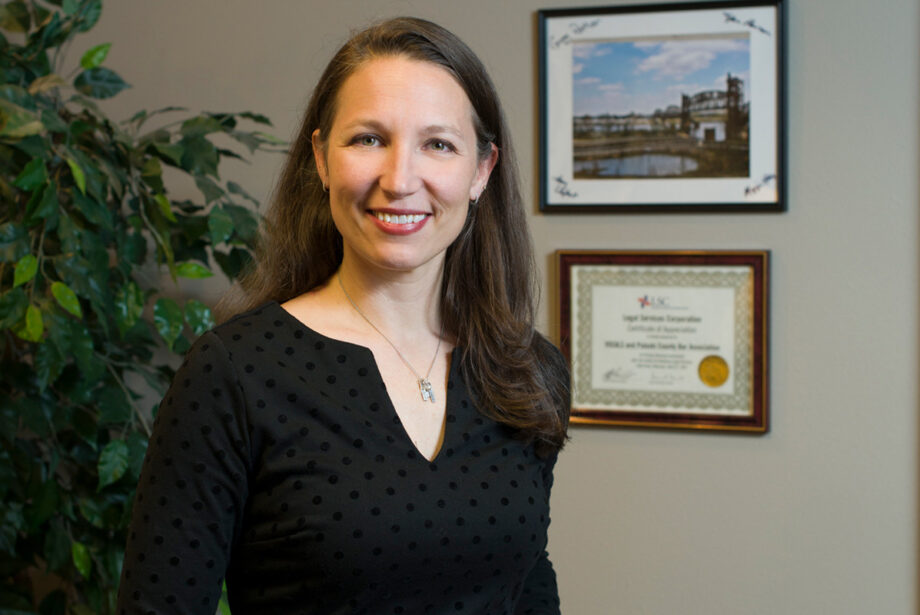 Amy Johnson, executive director of the Arkansas Access to Justice Commission