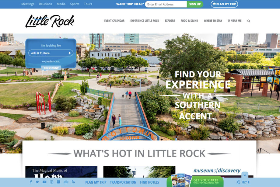 The new redesign of LittleRock.com