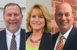 Jeff Barker, Karen McIntosh and Lenny Whiteman of Washington Regional Medical System
