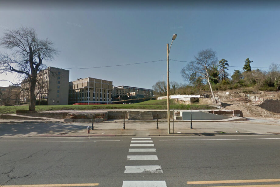 Majestic LocationBrainstorming on what to do with the nearly 5-acre former site of the Majestic Hotel is winding down. Destruction of the vacant landmark hotel that began with years of neglect was accelerated by fire and a partial teardown in 2014, pushed by safety-driven condemnation in 2015 and completed with final demolition in 2016.