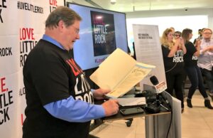 Little Rock Mayor&nbsp;Mark Stodola announced the city will not compete for Amazon's second North American headquarters.