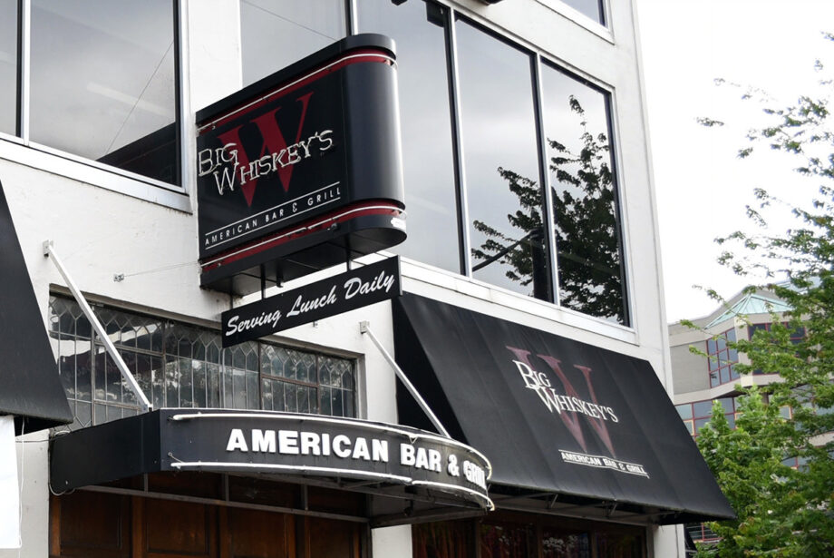 The Big Whiskey's Little Rock location at the corner of Markham and Cumberland streets.