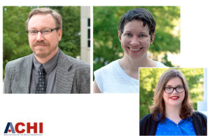 John Lyon, Nichole Sanders and Laura Landers of the Arkansas Center for Health Improvement