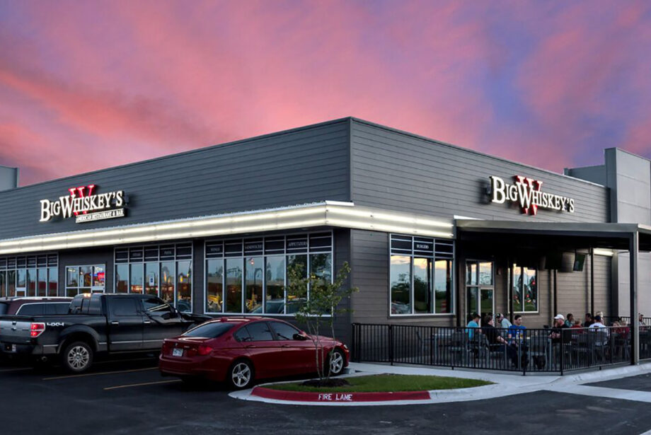 A promotional image of the Big Whiskey's location in Bentonville.