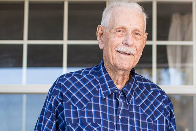 Boyd Jackson of Ash Flat, star of FNBC&rsquo;s award-winning marketing video.