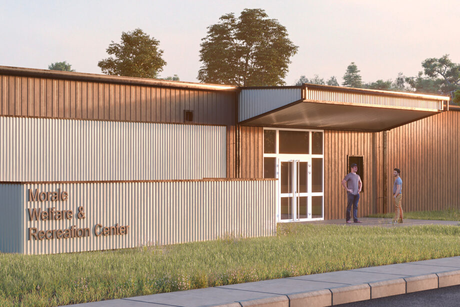 The Arkansas National Guard Morale, Welfare & Recreation Fund’s $2.5 million, 17,000-SF facility is expected to break ground soon in Fort Chaffee.