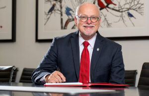 Joseph Steinmetz, chancellor of the University of Arkansas