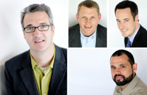 Clockwise from left: Wesley Walls, Dustin Davis, Josh Newton and Jasen GoicoecheaPolk Stanley Wilcox Architects, Little Rock