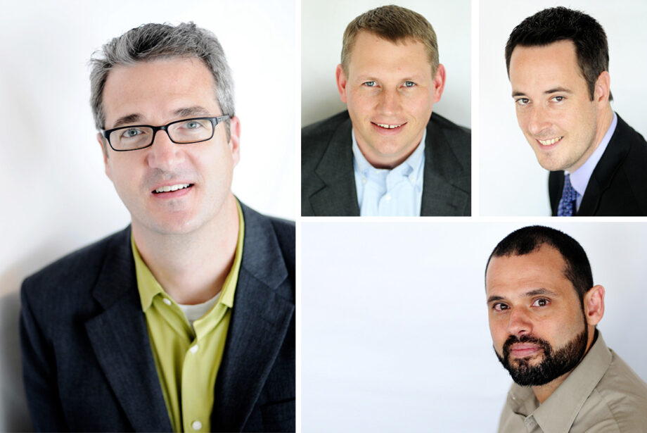 Clockwise from left: Wesley Walls, Dustin Davis, Josh Newton and Jasen GoicoecheaPolk Stanley Wilcox Architects, Little Rock