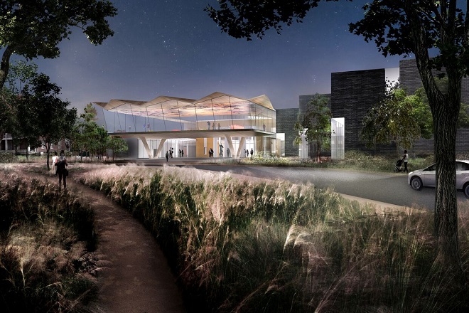 Architectural renderings for the $70 million renovation and expansion of the Arkansas Arts Center in Little Rock were released Tuesday when the project design was unveiled. Construction is expected to start next year and be completed in 2022. (Arkansas Arts Center & Studio Gang Architects)