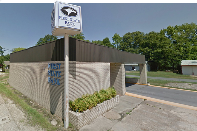 First State Bank's drive-thru location in Crossett.