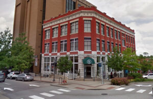 The Kelly Eason Building at 100 W. Center St. in Fayetteville