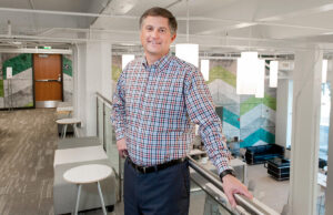Brent Birch, executive director of the Little Rock Technology Park: “We are really happy with the progress. It’s been faster than expected, and people are paying their leases.”