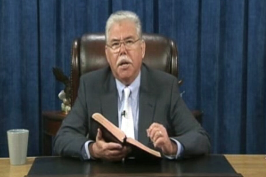 Dennis Murray sermonizes in one of Shepherd Chapel's videos posted on YouTube.