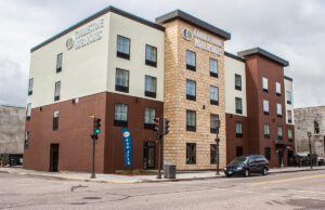 The Cobblestone Hotel & Suites property to be built in Fairfield Bay will be modeled after the same type of facility seen above in Chippewa Falls, Wisconsin.