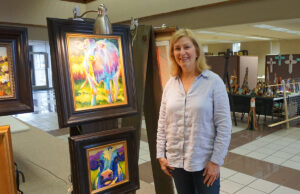 Little Rock painter Holly Tilley attends the Delta Visual Arts Show every year, staying at a motel in Newport.  Her prize-winning work from last year’s show sold for $2,500.