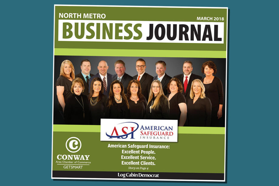 The cover of the March issue of North Metro Business Journal