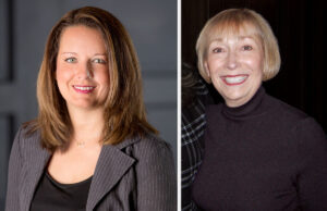 Rebecca Pearrow, former vice president at CARTI and Kathi Jones, foundation president.