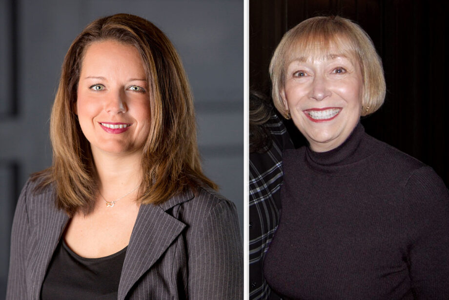 Rebecca Pearrow, former vice president at CARTI and Kathi Jones, foundation president.