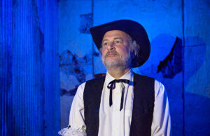 David Bailey surveys a walk-in cooler after guiding a ghost tour through the 1886 Crescent Hotel & Spa in Eureka Springs. The cooler was used to store the bodies of patients in the early 1900’s when the current hotel was Baker’s Cancer Curing Hospital.