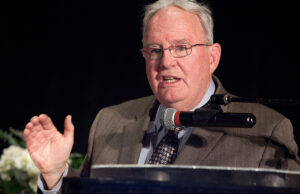 Dr. Kent Westbrook was recognized at Wednesday's Health Care Heroes luncheon with the Lifetime Achievement Award for his work treating cancer at the University of Arkansas for Medical Sciences.