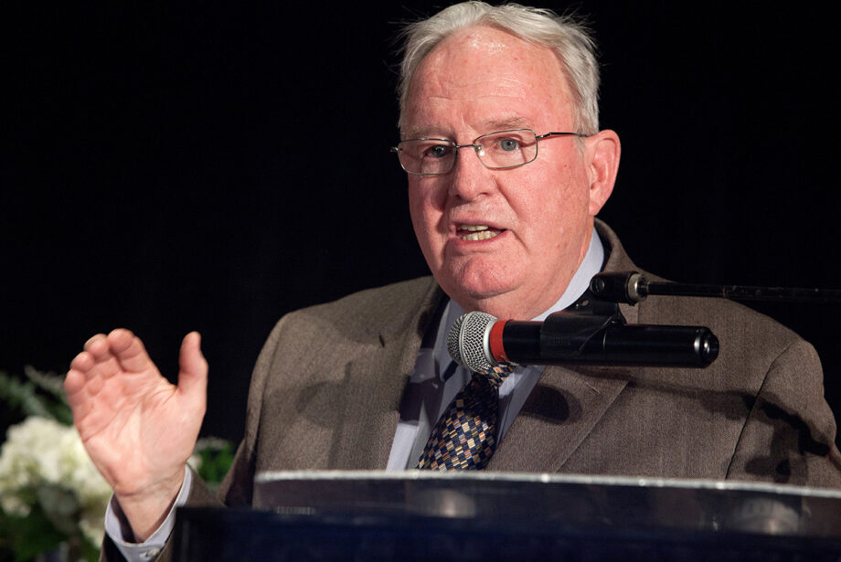 Dr. Kent Westbrook was recognized at Wednesday's Health Care Heroes luncheon with the Lifetime Achievement Award for his work treating cancer at the University of Arkansas for Medical Sciences.