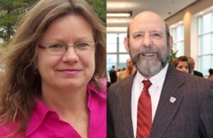 Cathy Drew and Mike Mills