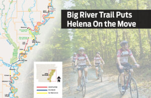 The cycling trails at Delta Heritage Trail State Park near Helena-West Helena will soon be a part of something bigger.