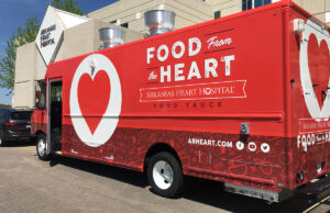 The Arkansas Heart Hospital may be the first in the U.S. to own a food truck. Ramen will be one specialty.