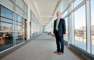 Steve Massanelli, executive vice president and chief administrative officer for Simmons First National Corp. talks about the new office in downtown Little Rock.