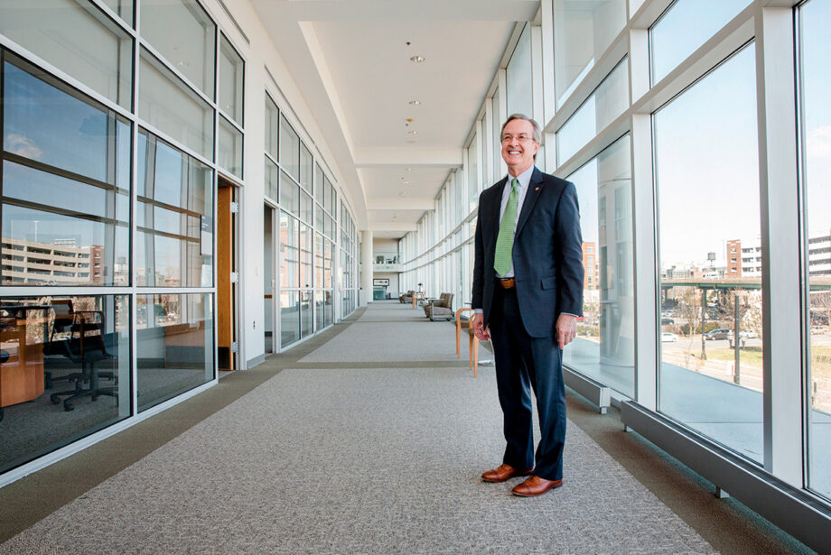 Steve Massanelli, executive vice president and chief administrative officer for Simmons First National Corp. talks about the new office in downtown Little Rock.