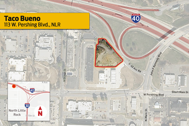 Aerial image taken in 2017 before construction was completed. Parcel dimensions approximate.