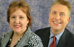 Kelly Lyon and Charles McAfee of the Arkansas Department of Career Education