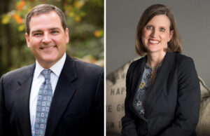 Jeff Cude and Robin Simpson of BancorpSouth Bank