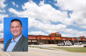 A Barton’s store on Browns Lane in Jonesboro. The building materials chain has a new CEO, Steven Brimner (inset).