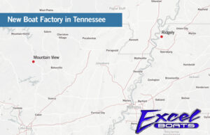 Excel Boat Co., headquartered in Mountain View, will build a production facility in Ridgely, Tennessee.