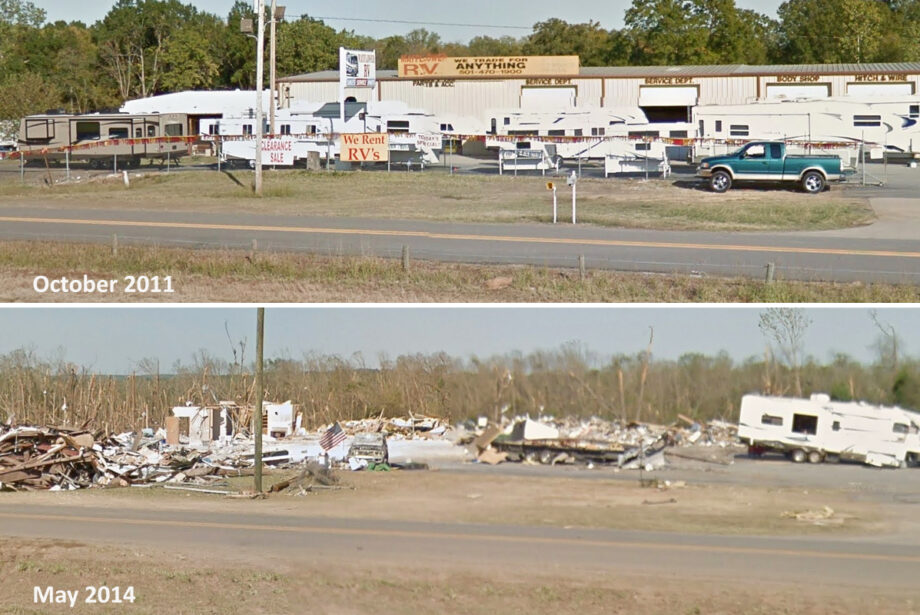 The former Mayflower RV location at 87 Interstate Dr. in Mayflower