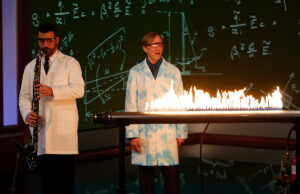 "Science Bob" makes a fiery appearance on "Jimmy Kimmel Live!"