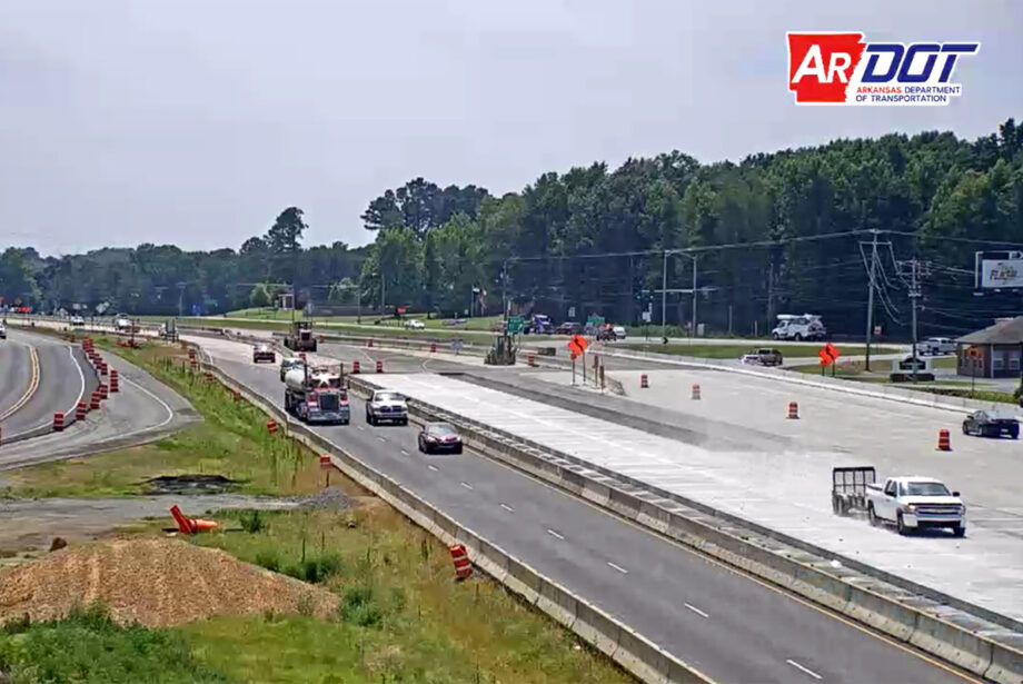 The public is welcome to make their own observations on U.S. 67/167 construction in Jacksonville, but from a safe distance on IDriveArkansas.com.