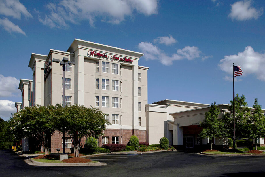 The Hampton Inn & Suites at 1301 S. Shackleford Road in west Little Rock