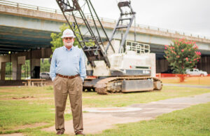 Mark Windle, vice president of Arkansas operations for Manhattan Road & Bridge, is project supervisor for an $87.4 million widening effort on I-630 in Little Rock.