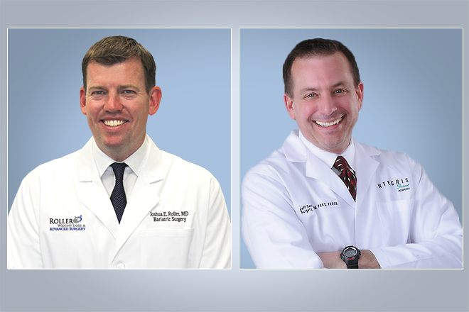 Dr. Joshua Roller, left, president of Roller Weight Loss & Advanced Surgery, is suing his former employee, Dr. Jeffrey Swetnam, for breach of contract.